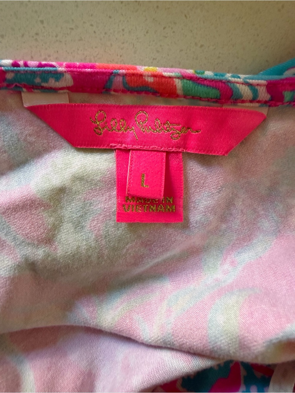 Lilly Pulitzer Parigi Floral Skort Romper Size Large Multicolor Pink - Picture 7 of 9